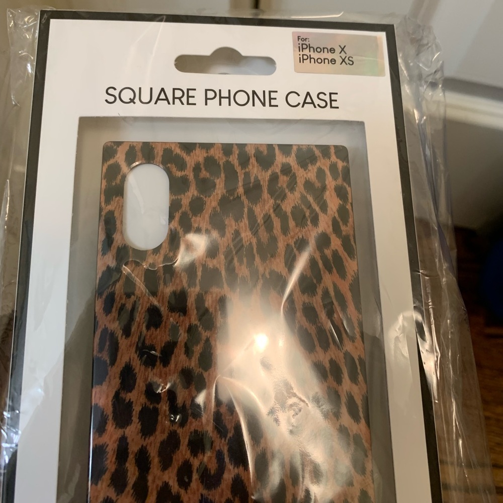 iPhone Case Square iPhone X-XS iDecoz Leopard Animal Print NEW - Picture 6 of 8